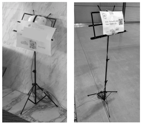 PyCon: AP譜面台設置の例