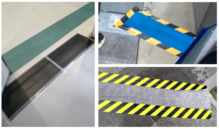 マット養生およびカーペット養生の例